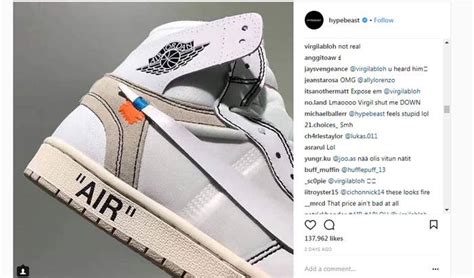 nike off white presto 2018 fake - Virgil Abloh Calls Out Fake Off.